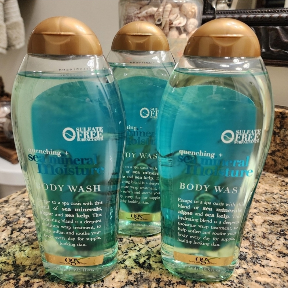 OGX Sea Mineral Moisture Body Wash, Discontinued.